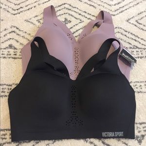 Mauve Pink and Black Angel Max Sports Bra VS 34dd